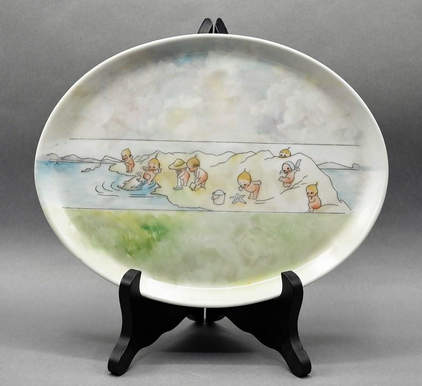 Antique Limoges Kewpie Tray (1 of 3)