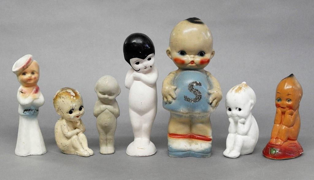 Kewpie Chalk Statues & Others (1 of 2)