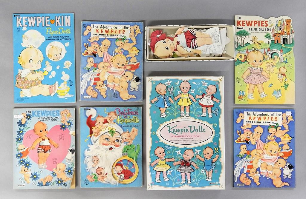 Vintage Kewpie Coloring Books & Paper Dolls (1 of 1)