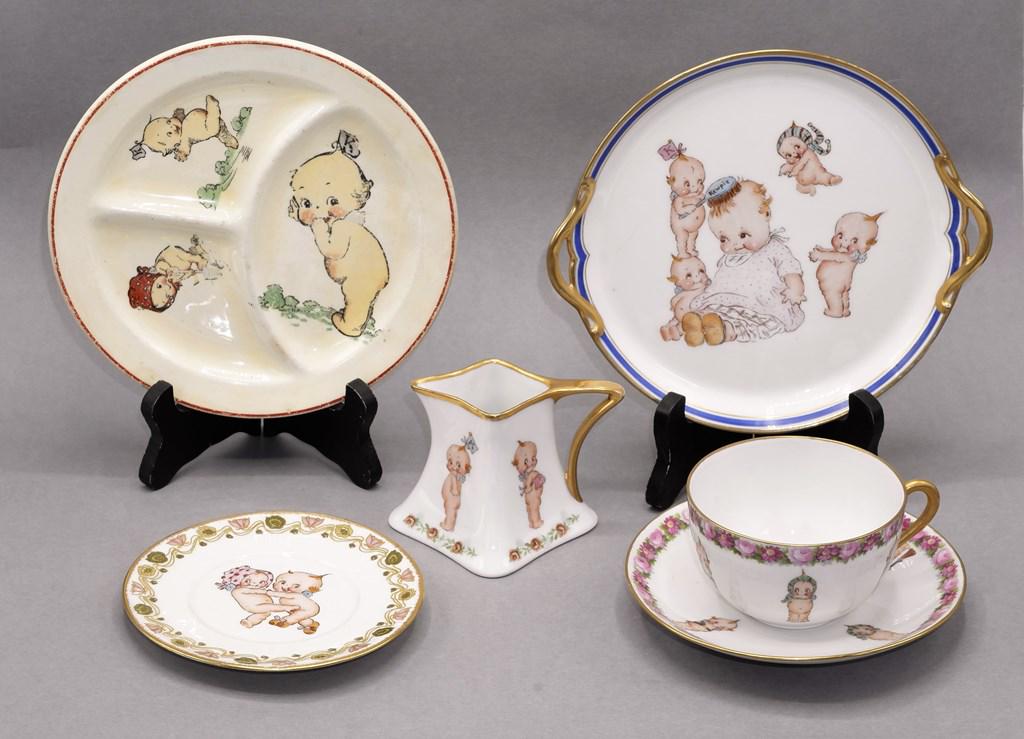 Antique French & German Kewpie China (1 of 1)