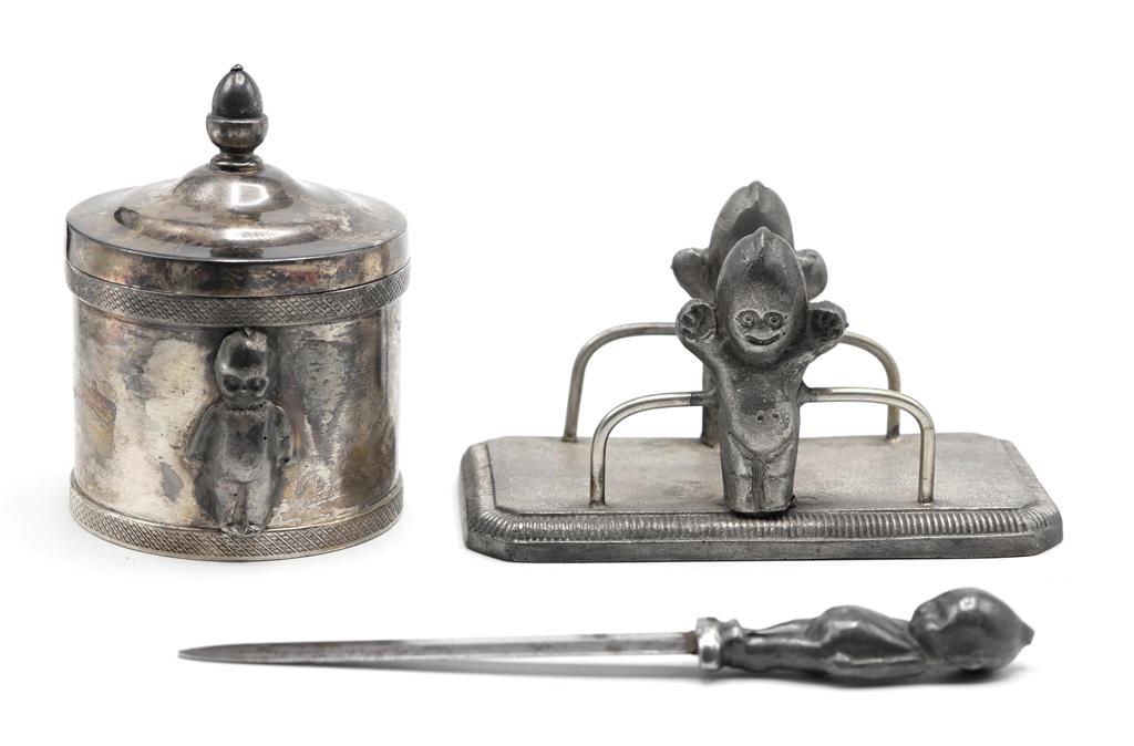 Antique Kewpie Letter Rack & Opener (1 of 3)