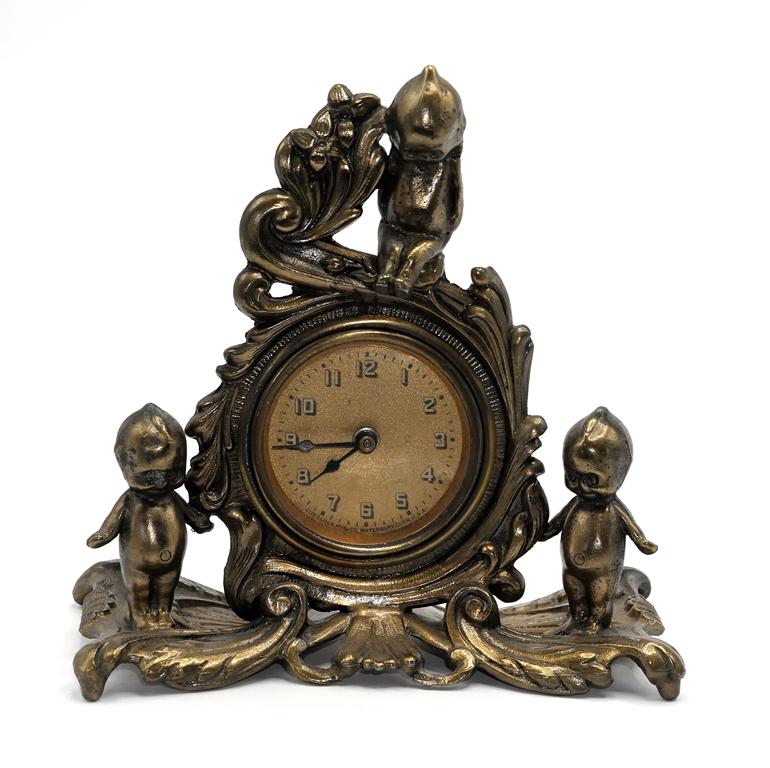 Antique Kewpie Wind-up Clock (1 of 2)