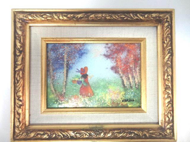 Copper over Tin Artwork in Frame (1 of 6)