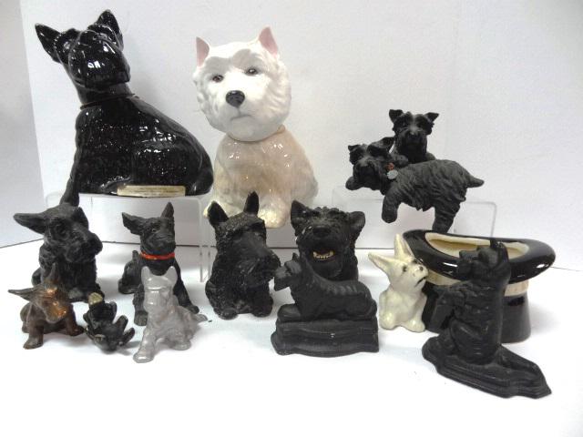 Scotty Dog Figures , Bank, etc. (1 of 9)