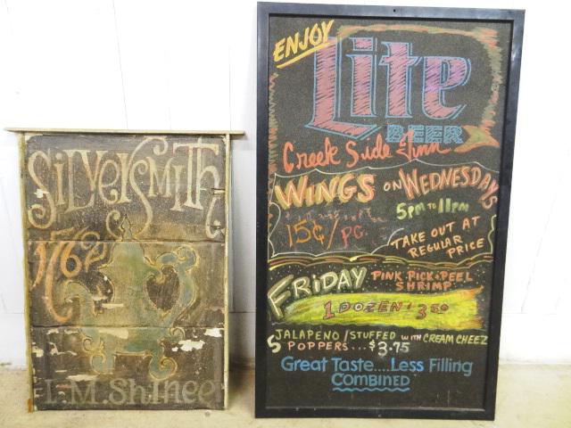 Two Contemporary Signs (1 of 3)