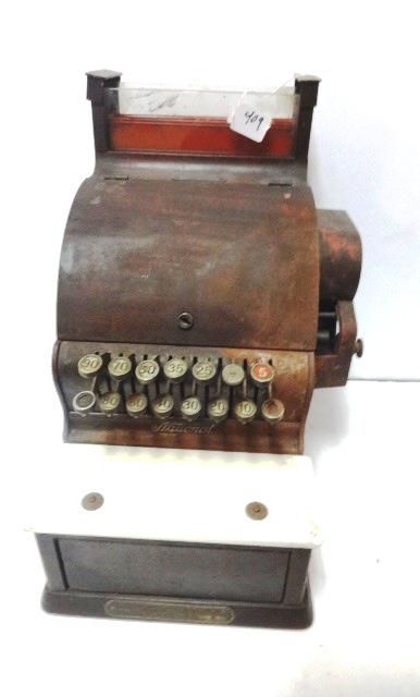 Antique Metal Cash Register (1 of 6)