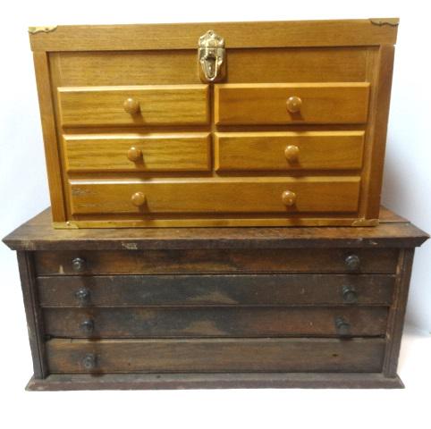 Oak Antique &Modern Oak Tool Chests (1 of 5)