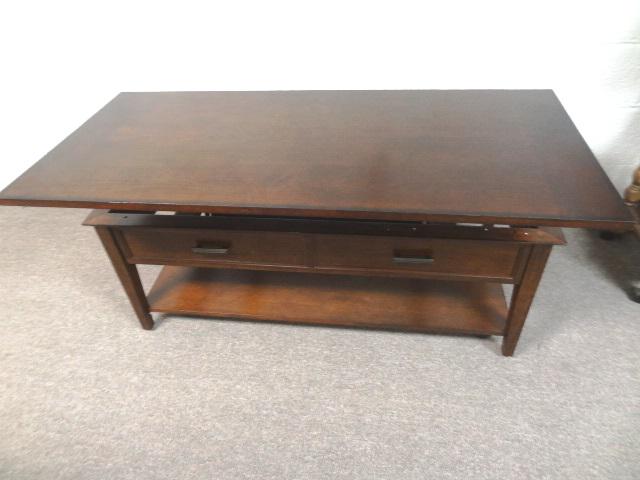 Contemporary Coffee Table Lift Top and End Table (1 of 2)
