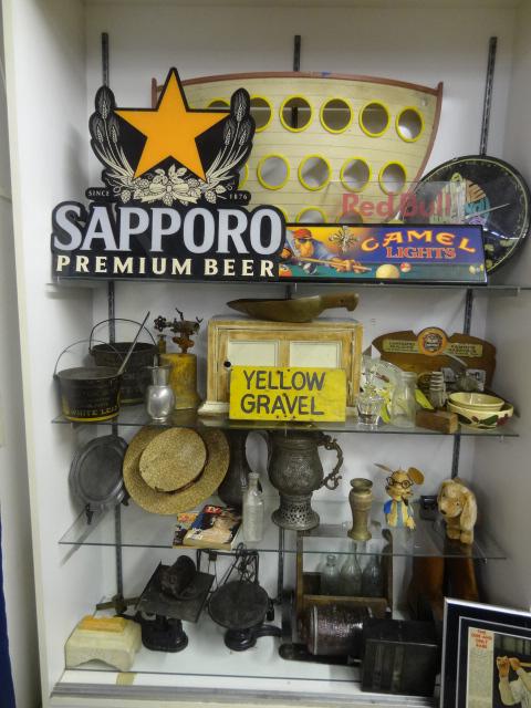 Large Showcase full of Country Items (1 of 3)