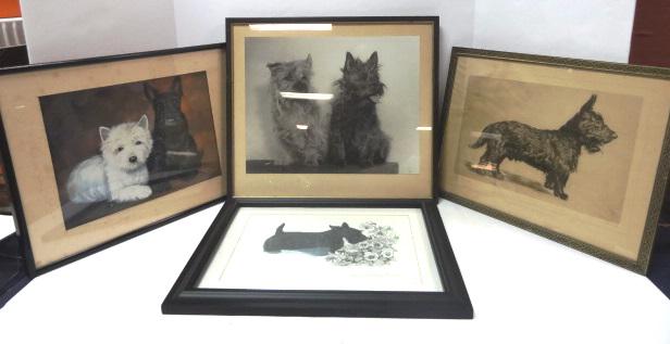 Four Scotty Dog Prints (1 of 3)