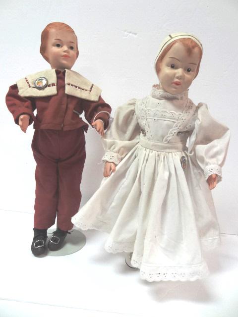 Two USPS Reproduction  Schoenhut Dolls (1 of 7)