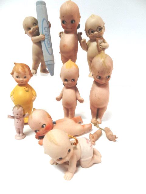 Bisque Kewpie Dolls (1 of 4)