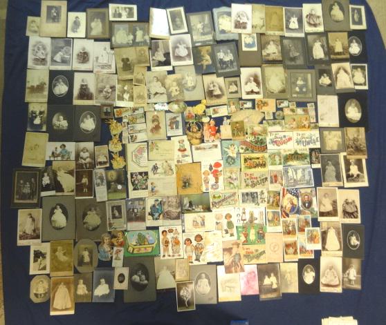 Vintage Childs Photos, Trade Cards, etc. (1 of 8)