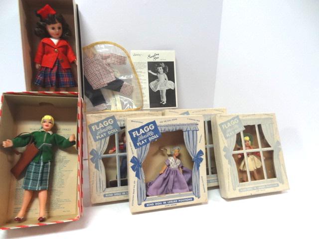 Sandra Sue in ob. & Flagg Flexible Dolls in ob. (1 of 4)