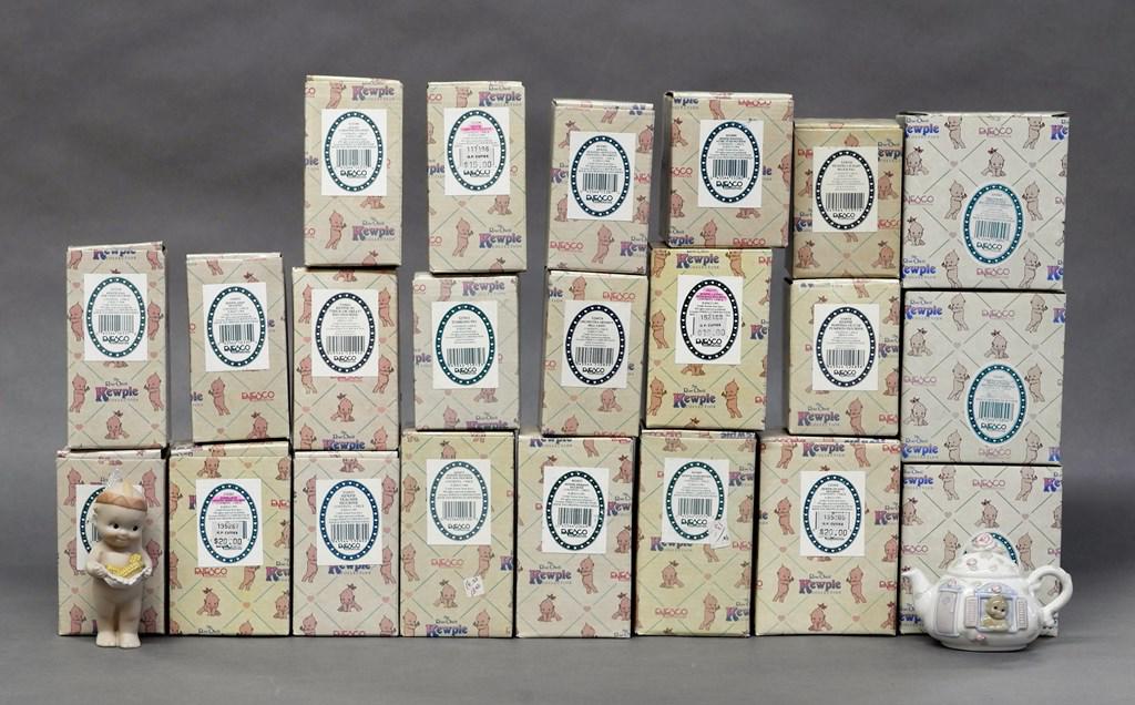 Twenty Two Enesco Kewpie Bisque Figurines (1 of 1)