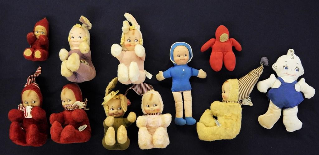 Eleven Vintage Plush Kewpie Dolls (1 of 5)