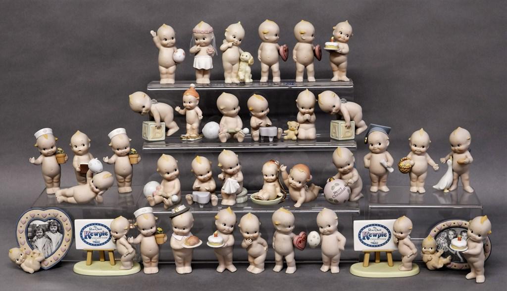Large Group of Bisque Kewpie Figurines (1 of 1)