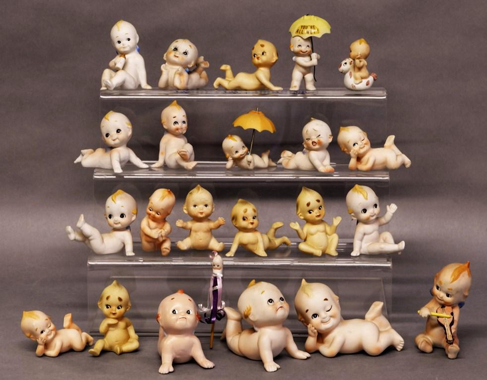 Large Group of Bisque Kewpie Figurines (1 of 1)