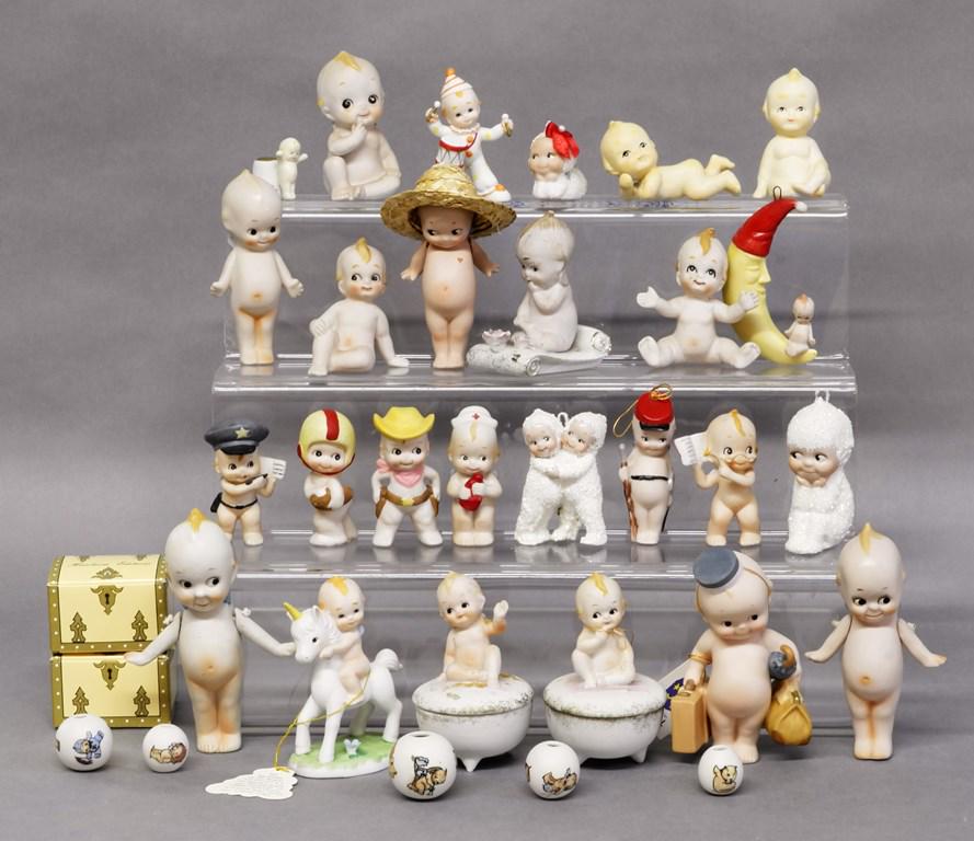 Large Group of Bisque Kewpie Figurines (1 of 2)