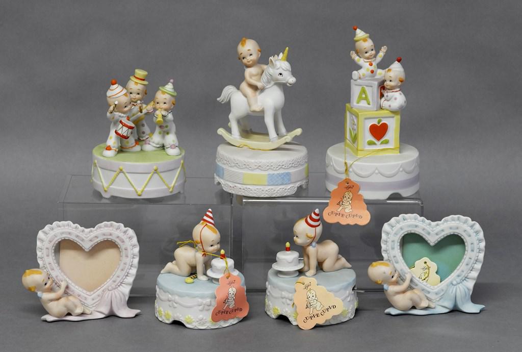 Lefton Kewpie Music Boxes & Frames (1 of 1)