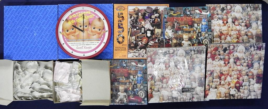 Kewpie Collectible Clocks, Puzzles, Cutters (1 of 3)
