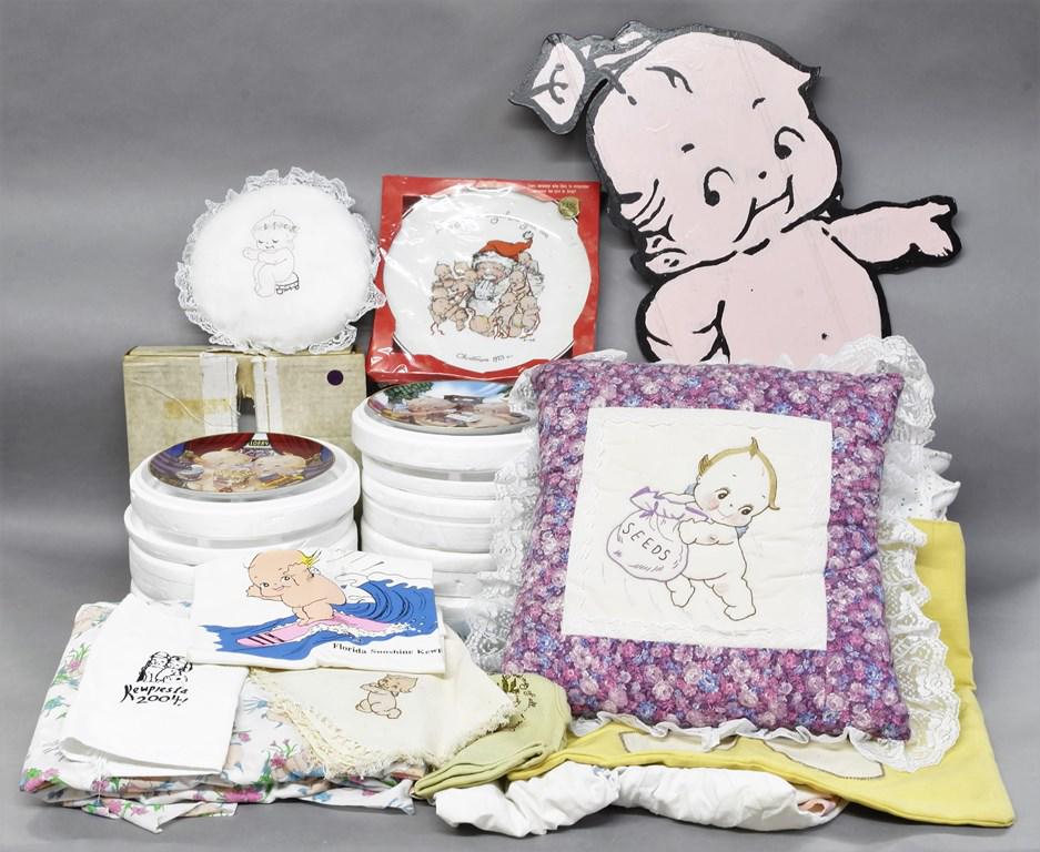 Kewpie Pillows, Linens, etc. (1 of 1)