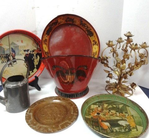 Mid-Century Gold Candelabra, etc. (1 of 8)