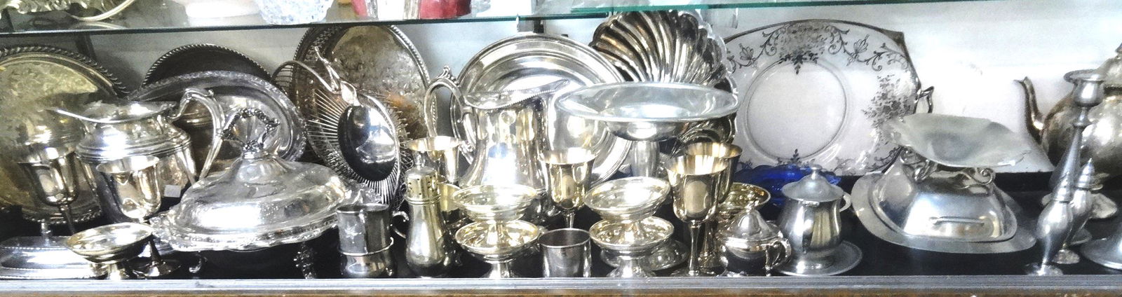 Shelf Lot Silver Plate (1 of 4)