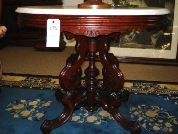 Victorian Walnut Turtle top table