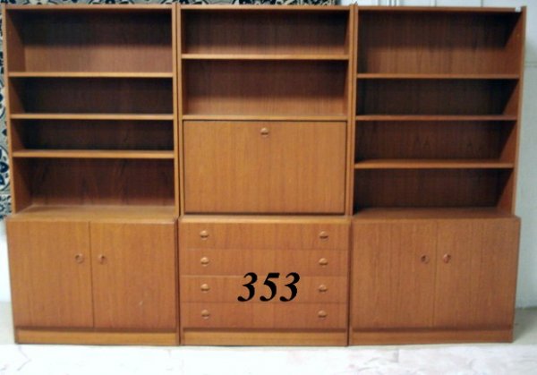 Mid Century Belgian Bookcase