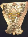 Early  likely 18h  Century Embroidery Stomacher