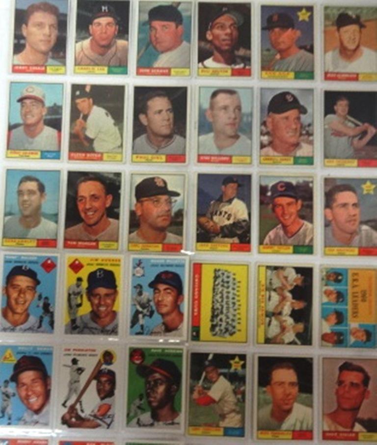 Baseball Cards: Topps 1950's - 1960's some repros