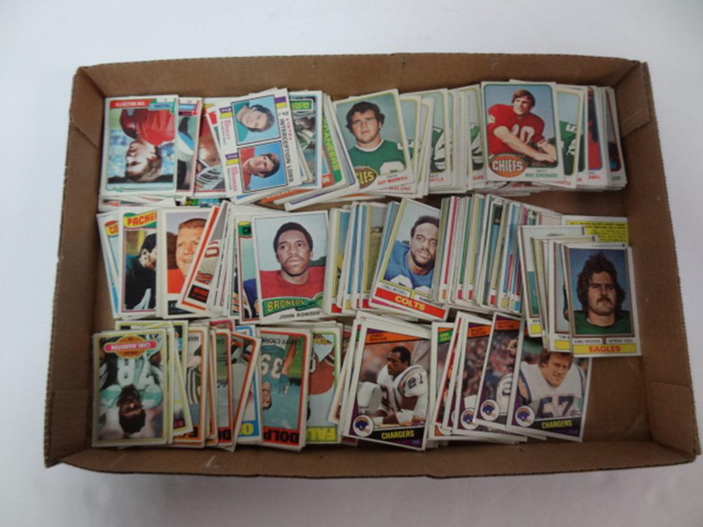 Football Cards: Mostly Topps 70's, 80's cards