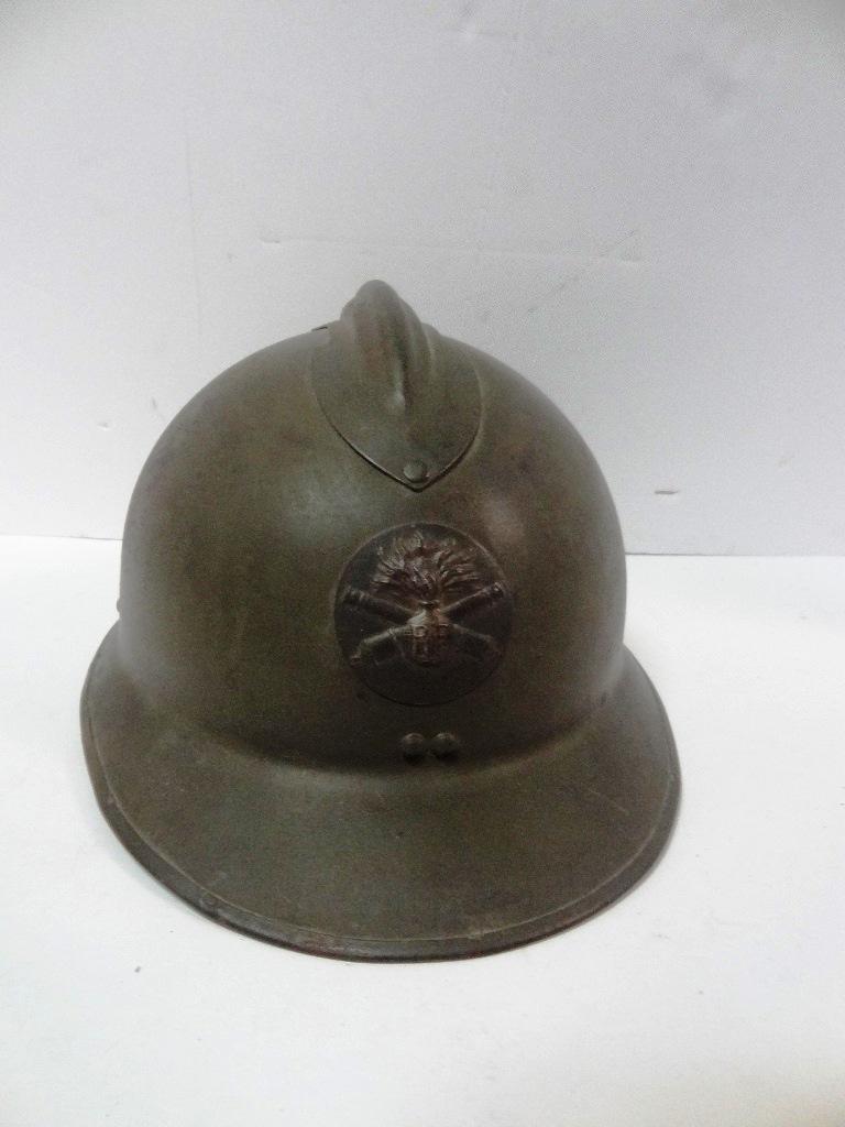 French M15 Adrian Helmet: French Adrian Helmet 13" Dia