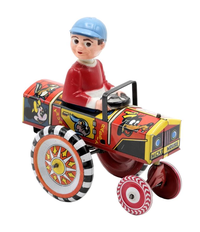 Marx Disney Tin Wind-up Crazy Car (1 of 2)