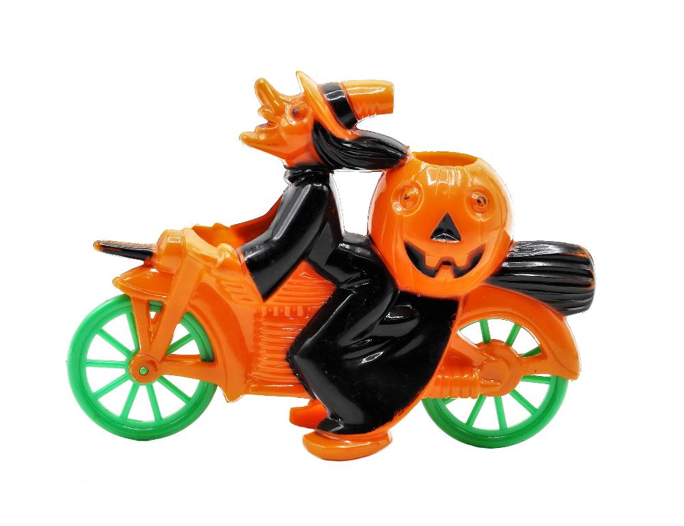 Vintage Rosbro Witch On Motorcycle (1 of 4)