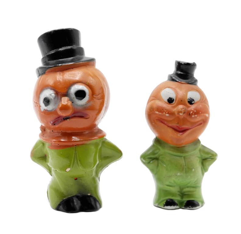 Two Pumpkin Man Halloween Figures (1 of 2)