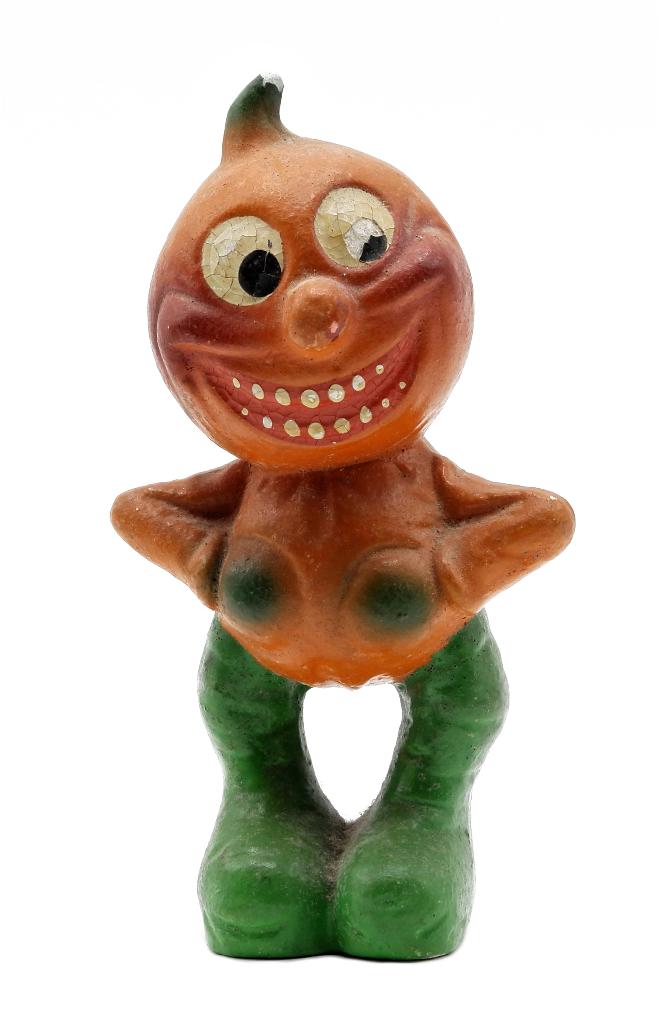 Antique Halloween Pumpkin Man (1 of 2)