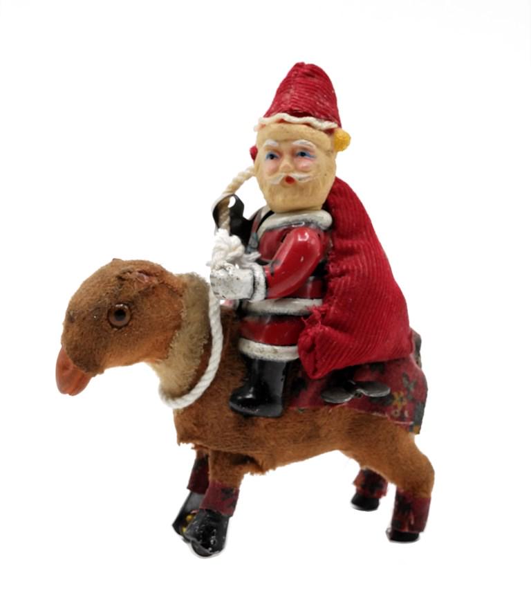 Santa On Galloping Reindeer Wind-Up Toy (1 of 2)