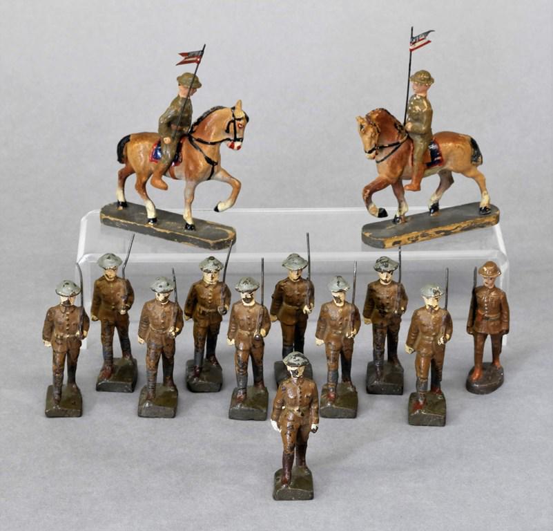 Lineol Doughboy Soldiers & Cavalry (1 of 1)