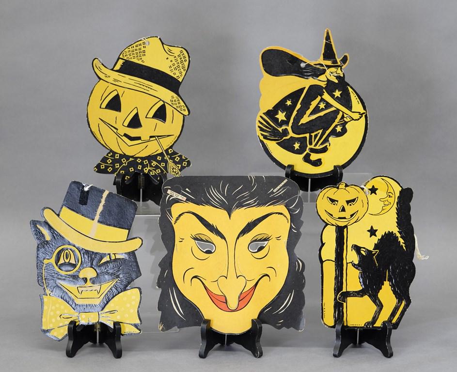 Vintage Halloween Die-Cuts & Mask (1 of 1)