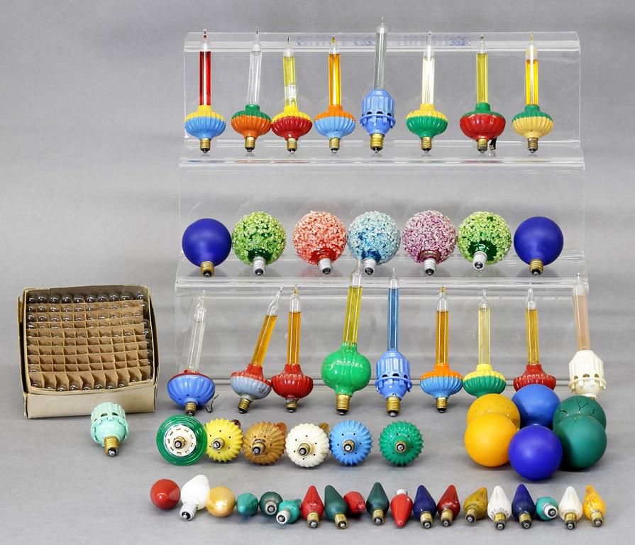 Large Group of Xmas Lights & Bulbs (1 of 2)