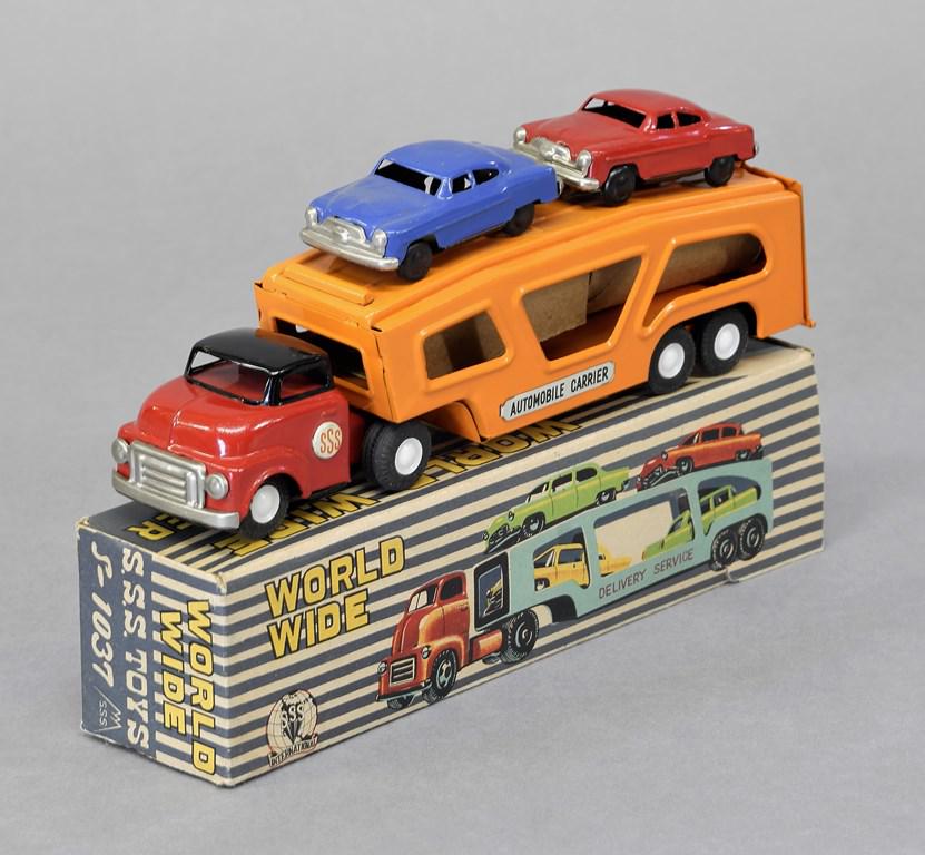 Vintage Shioji Car Carrier Truck (1 of 3)