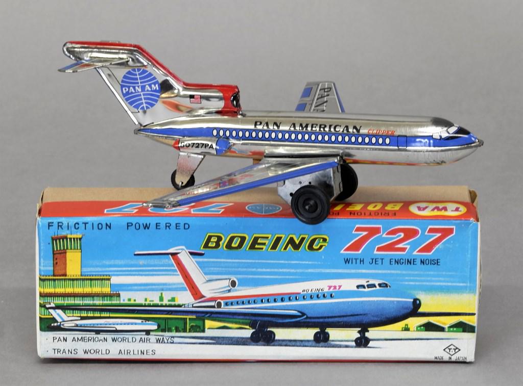 Vintage Takatoku Boeing 727 Tin Plane (1 of 2)