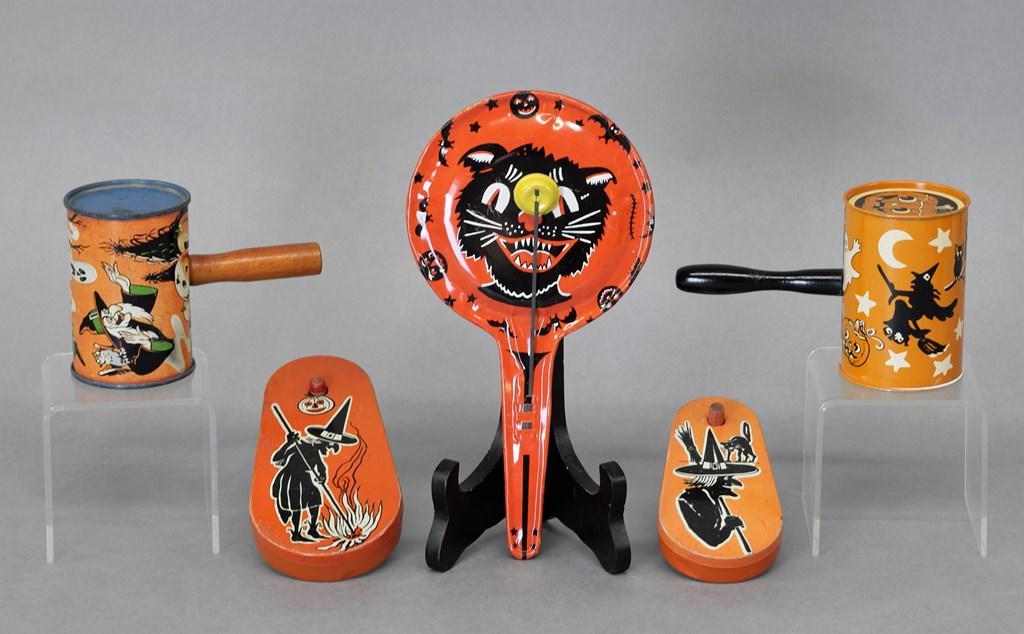 Five Vintage Halloween Noise Makers (1 of 1)