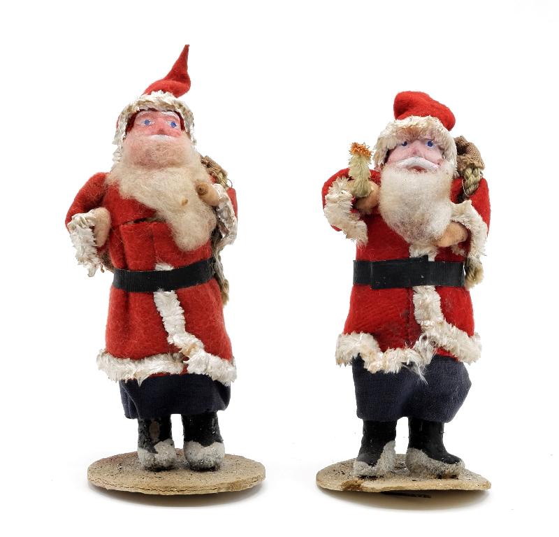 Two Vintage Japanese Santa Decorations (1 of 2)