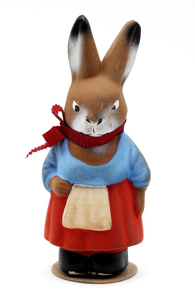 Antique Easter Rabbit Candy Container (1 of 2)