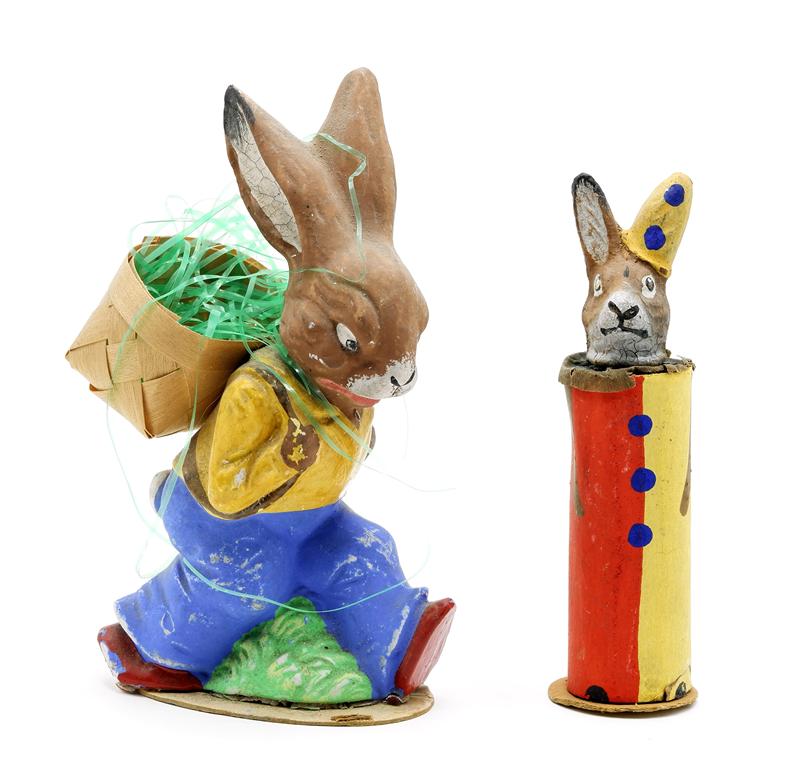 Two Antique German Easter Candy Containers (1 of 2)