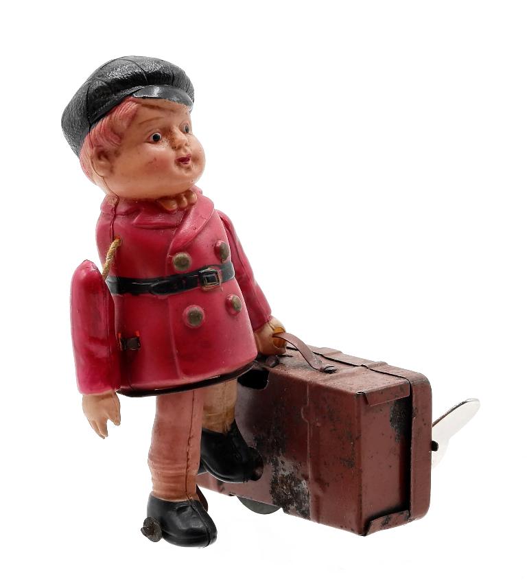Vintage Celluloid Walking Boy Wind-up (1 of 3)