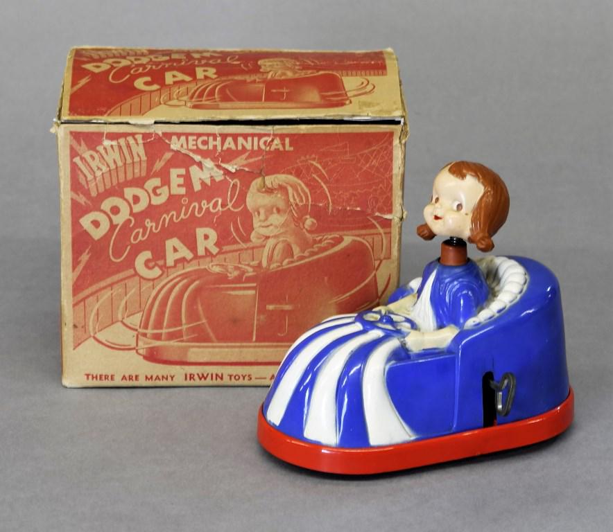 Irwin Wind-Up Dodgem Car O.B. (1 of 3)